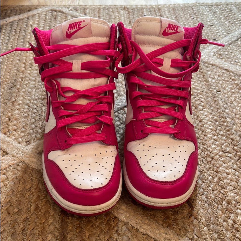 Women’s “pink high” high top dunks